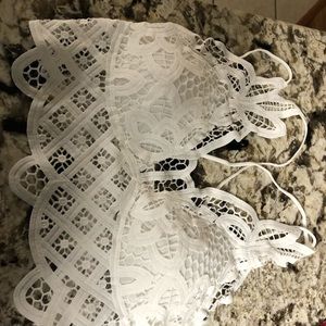 White bralette